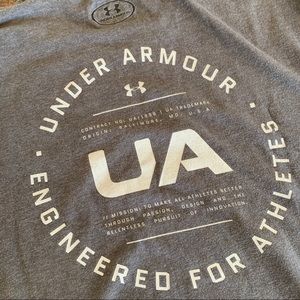 Under Armour Heat Gear Loose Gray T Shirt XL
